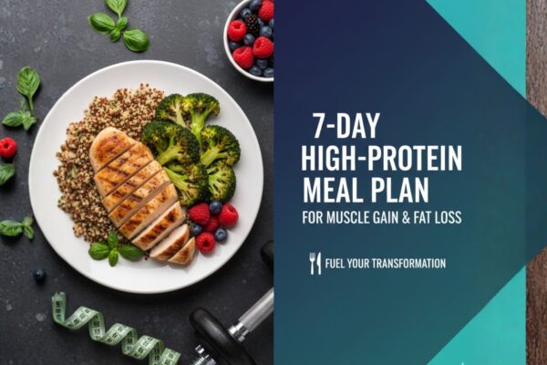 7-Day High-Protein Meal Plan for Muscle Gain & Fat Loss