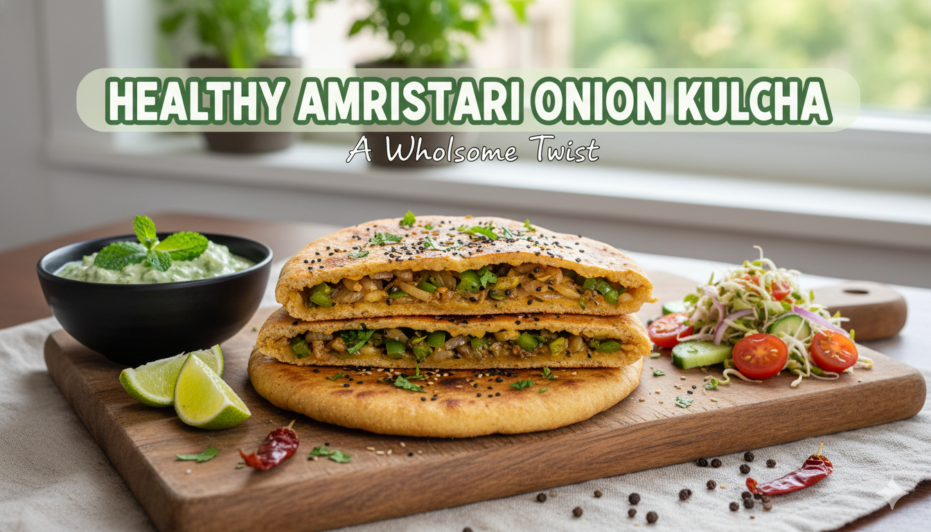 HEALTHY AMRITSARI ONION KULCHA PHOTO