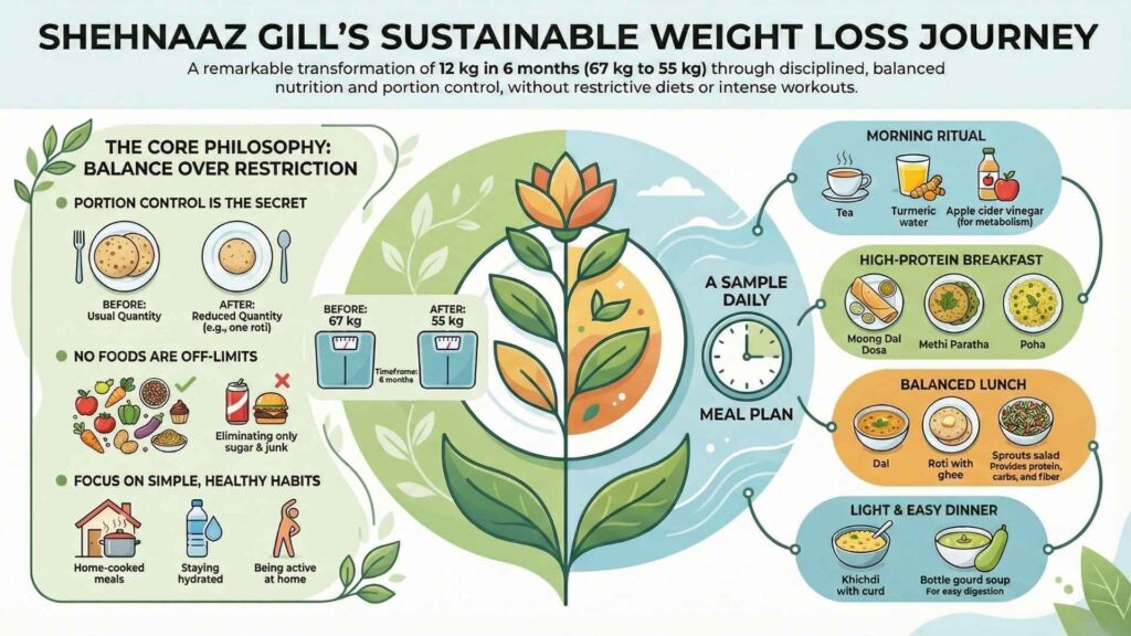 Shehnaaz Gill weight loss