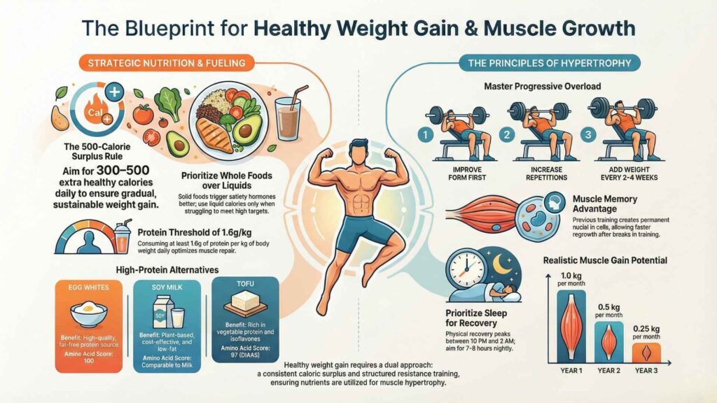 How can I gain 10 kg weight?