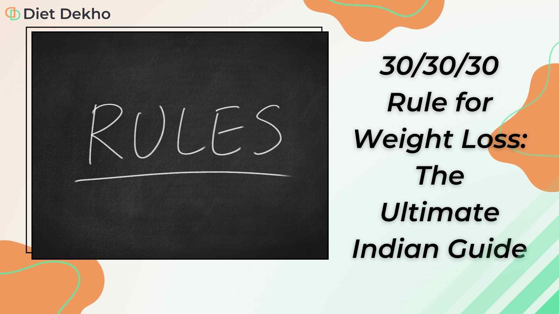 303030 Rule for Weight Loss