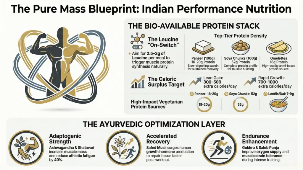 vegetarian diet plan for weight gain