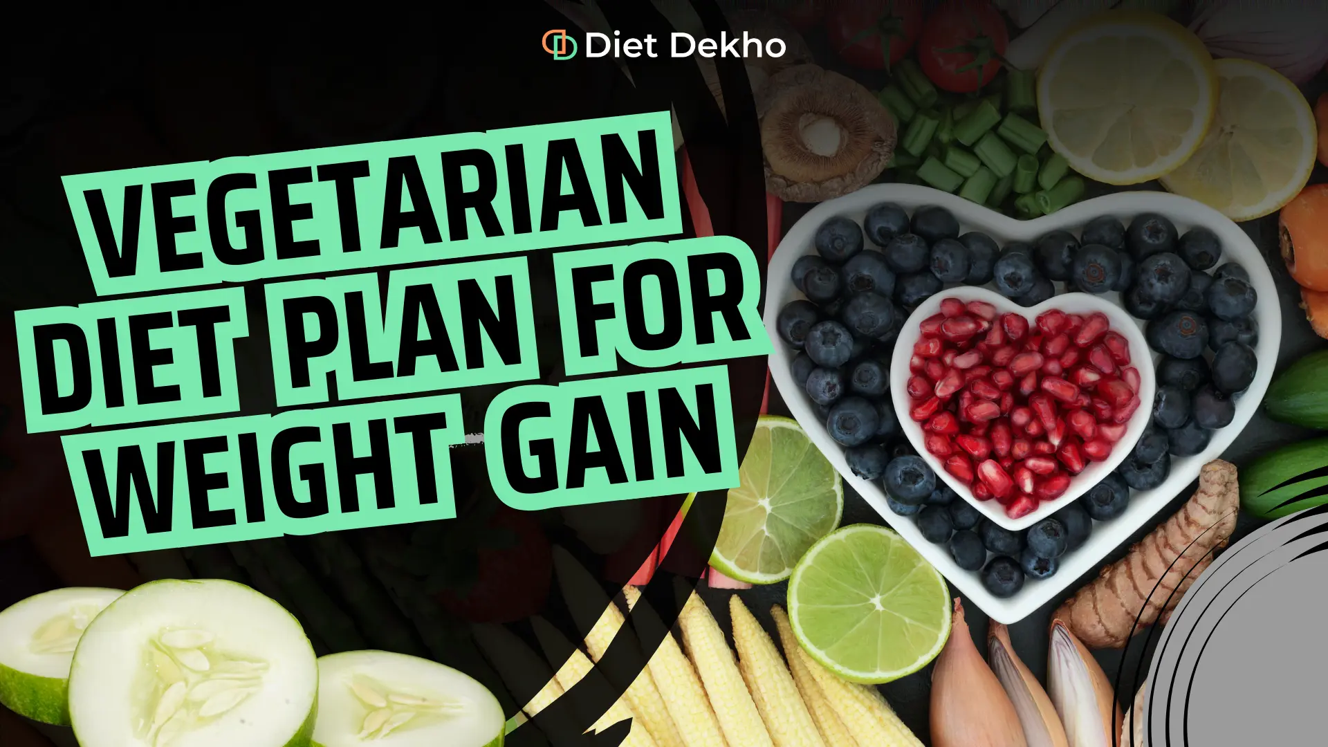 vegetarian diet plan for weight gain