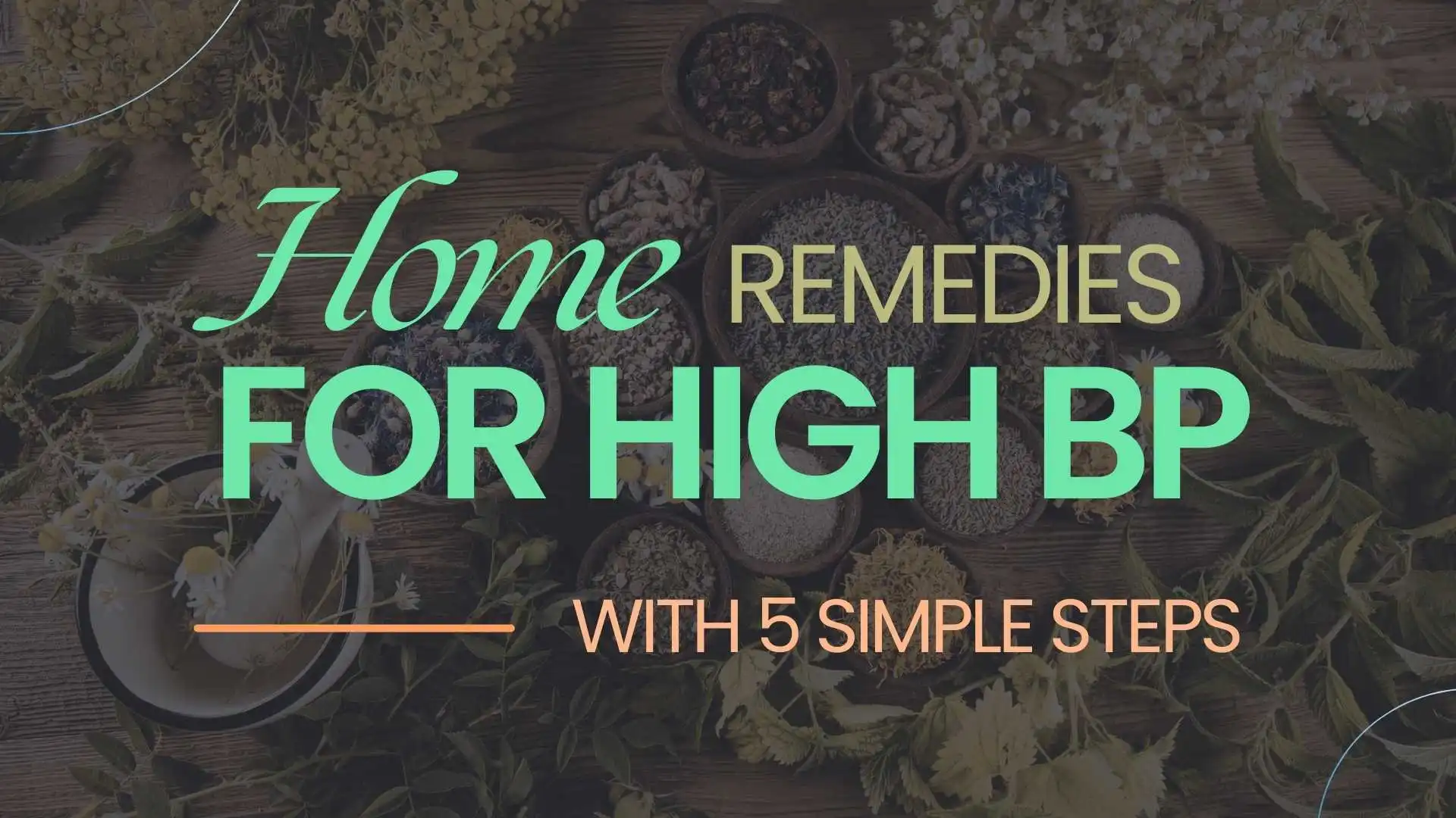 Home Remedies for High BP