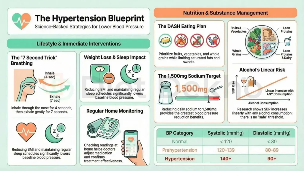 Natural ways to lower hypertension through lifestyle changes and salt reduction