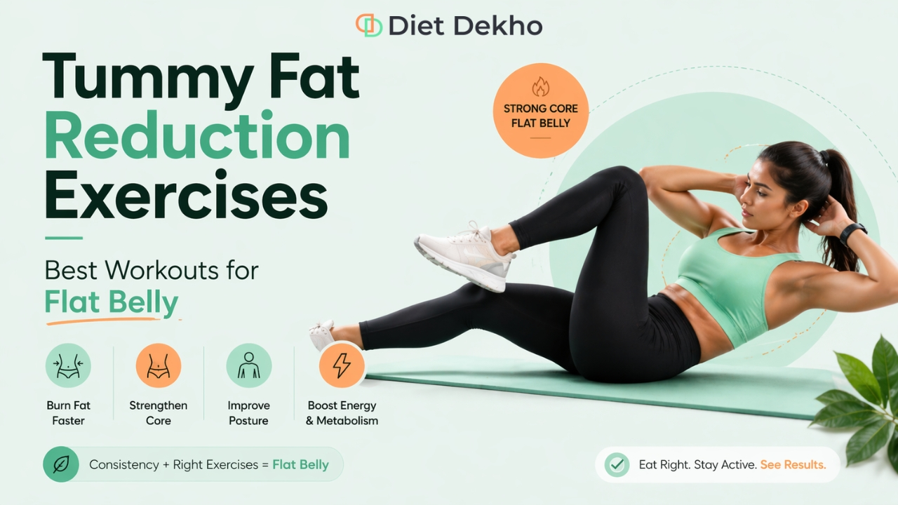 Tummy Fat Reduction Exercises: Best Workouts for Flat Belly